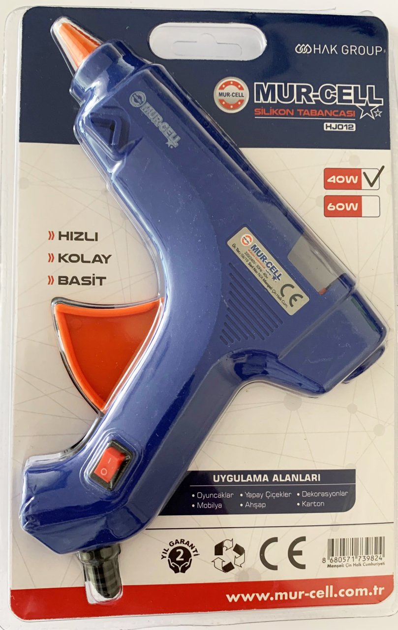Mur-Cell HJ012 40W Hızlı Silikon Tabancası Mavi