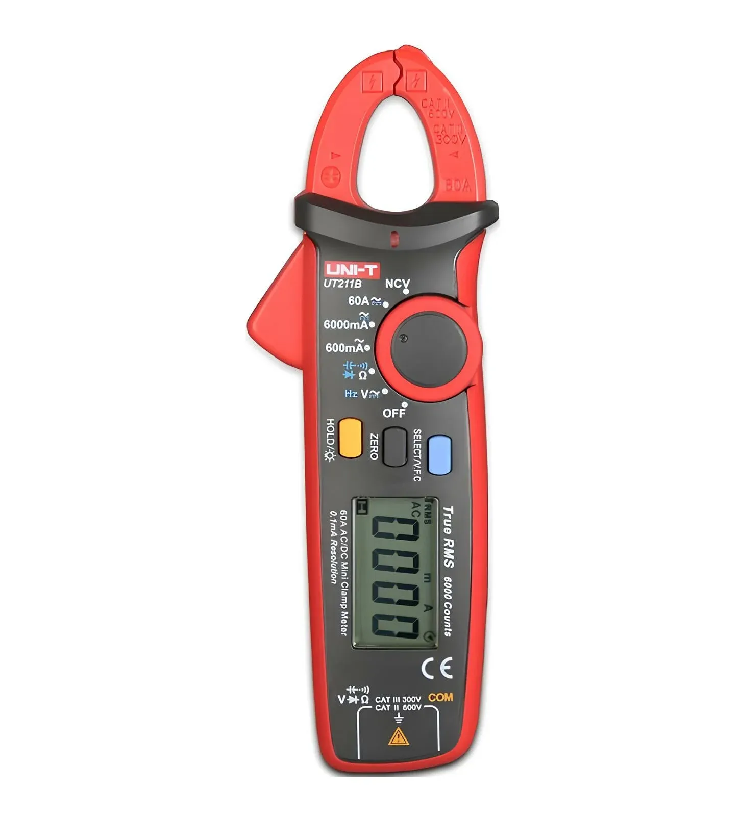 Unit UT211B 60A True RMS Çok Fonksiyonlu Mini Pensampermetre