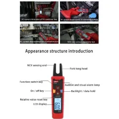 Unit UT256 60A Ac\Dc True RMS Açık Ağızlı Pensampermetre