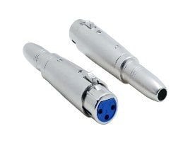 3 Pin XLR Dişi 6.3mm Stereo Dişi