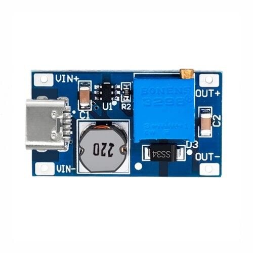 MT3608 Type C Boost Modül