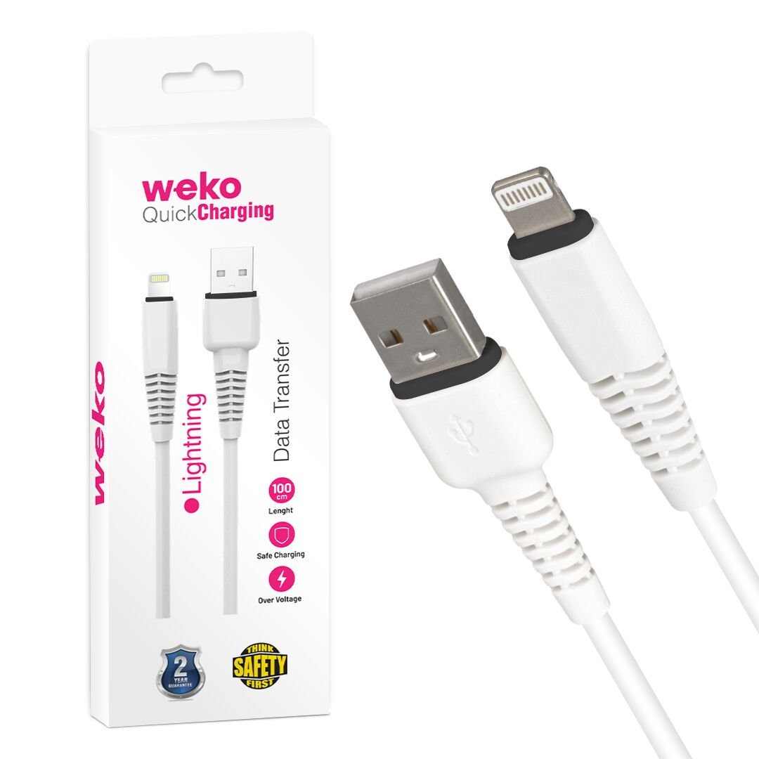 WEKO WK-22022 USB to Lightning 1 Metre Şarj Kablosu (No:2