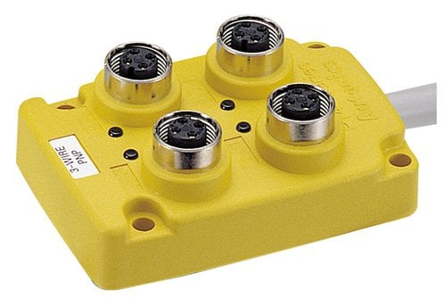 PT4-3DP 4 Adet 12-24VDC DC 3-Kablolu, Led'li Sensör Bağlantı Kutusu