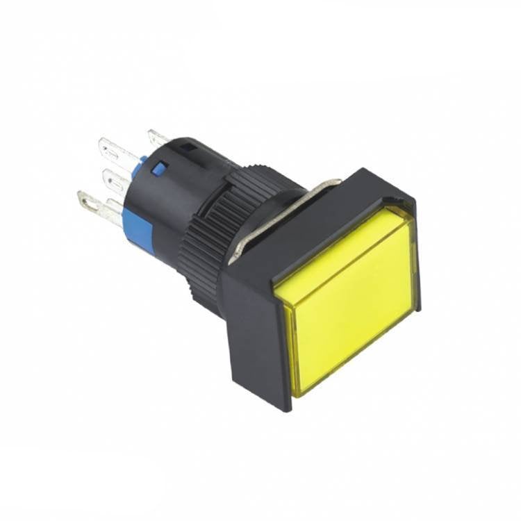 16MM PLASTİK LEDLİ YAYLI SJ-11 Sarı