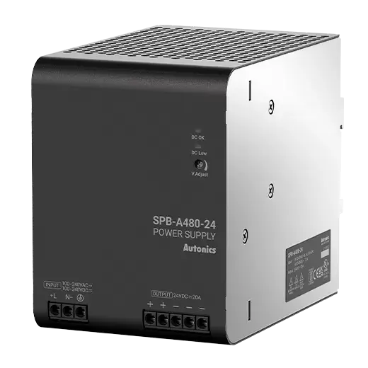 Autonics SPB-A480-24 Anahtarlamalı Güç Kaynağı – 24VDC 20A, 480W Endüstriyel Güç Çözümü