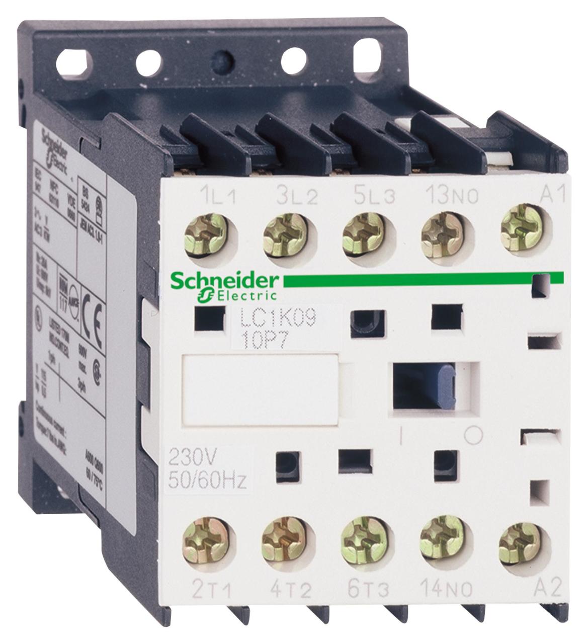 LC1K1210B7 12A (5,5 KW) 24VAC Bobinli 1NO Mini Kontaktör