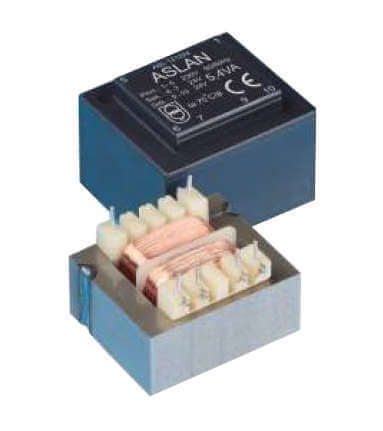 ASL131212 Trafo Dökümlü 5.4va 2x12v