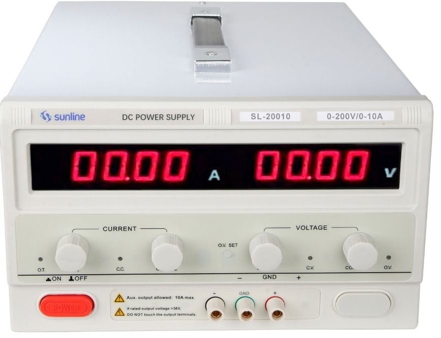 Sunline SL-200-10 200v 10A Ayarlanabilir Güç Kaynağı