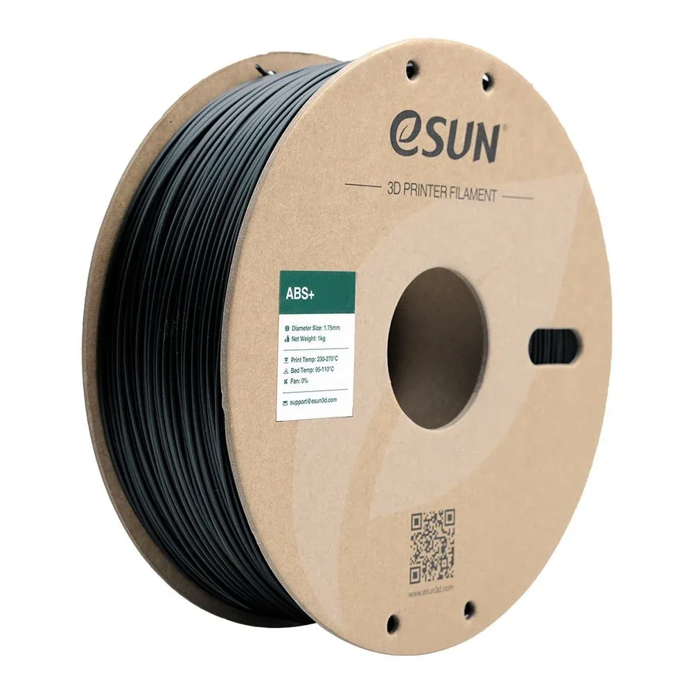 eSUN ABS+ Filament 1.75mm 1 KG Siyah