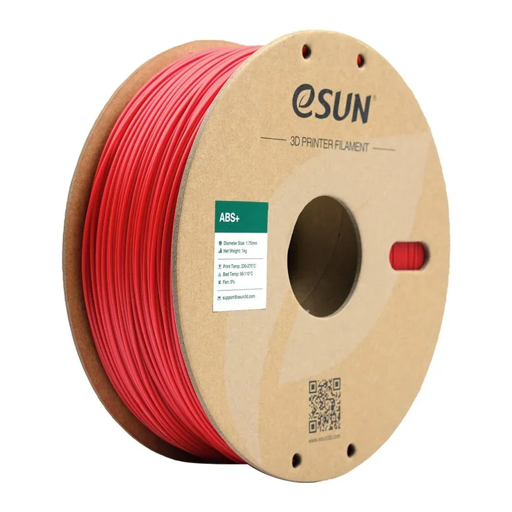 eSUN ABS+ Filament 1.75mm 1 KG Kırmızı