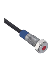 GQ6T-D 6 mm Paslanmaz Çelik Kablolu Metal Sinyal Lambası – 24 VDC | Kırmızı / Sarı