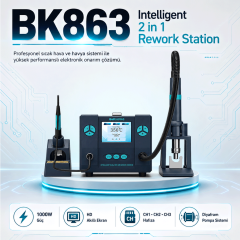 Bakon BK863 Intelligent 2 in 1 Havya İstasyonu