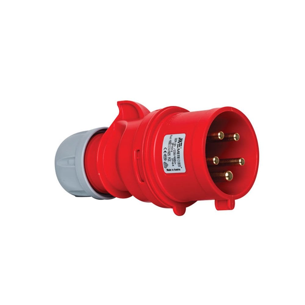 Mete Enerji 5x32 Amper Düz Fiş (CEE) Ip44 (Vidalı Bağlantı) 406111V
