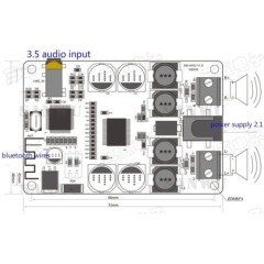 TPA3118 60W Ses Amfi Modülü