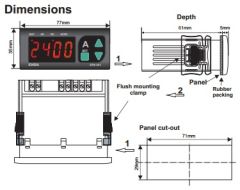 Enda EPA141S-SM AC/DC Ampermetre
