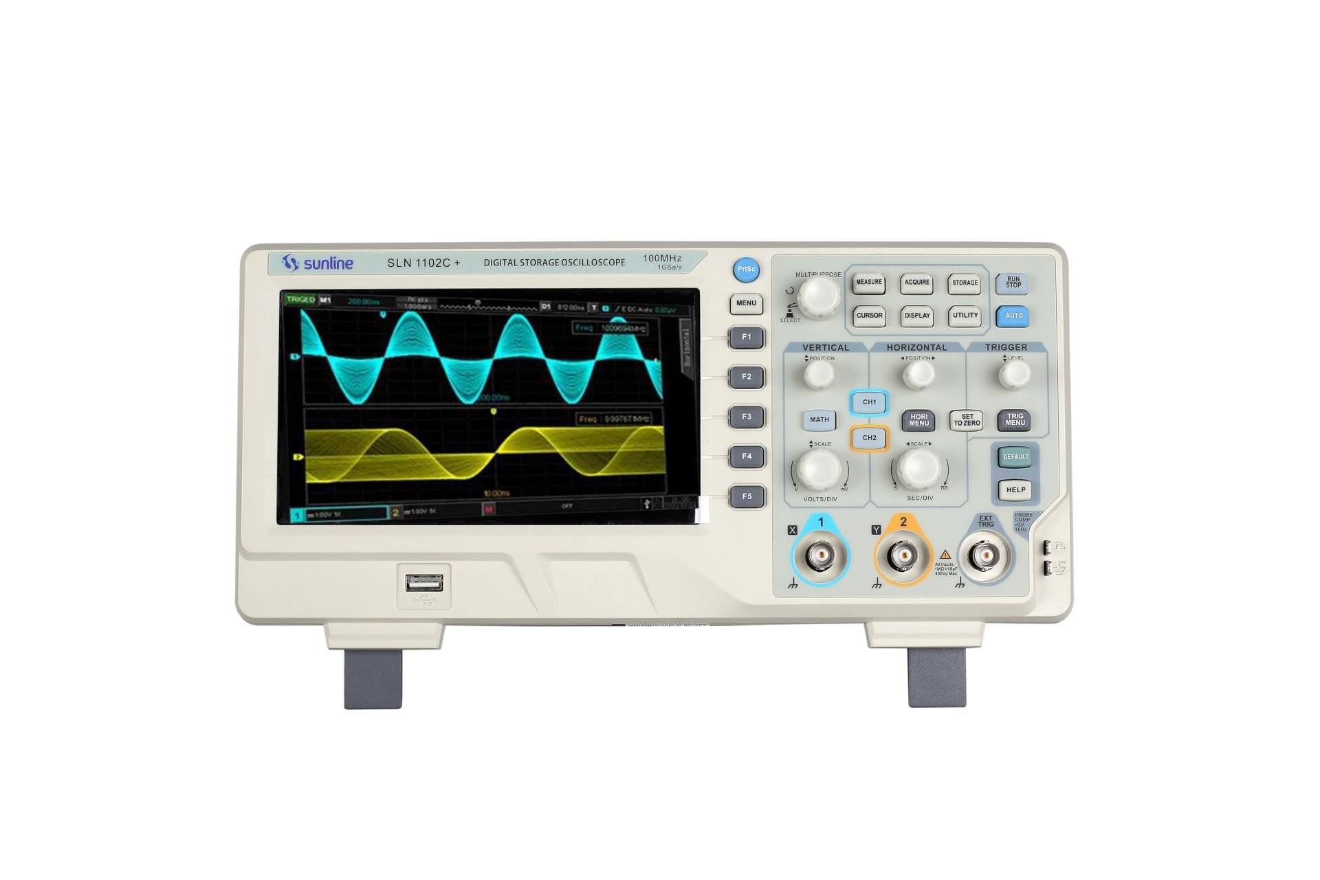 Sunline SLN 1102C+ Dijital depolamalı OSİLOSKOP