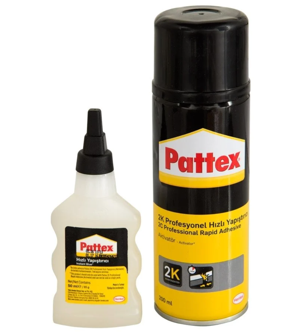 Pattex 2k Hızlı Yapıştırıcı 200+50ml