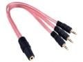 3.5 Stereo Dişi - 3X3.5 Stereo Erkek 0.30 Mt