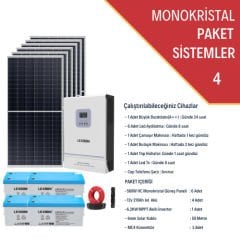 Ev Güneş Paneli Paketi Mono Kristal
