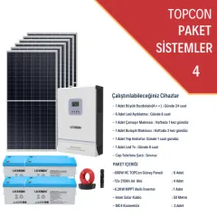 LEXRON 6.2kW TOPCon Off-Grid Güneş Enerji Paket Sistemi