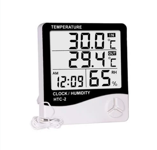 Gesi HTC-2 Saatli Nem Ölçer ve Termometre