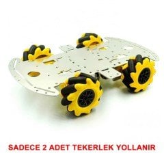 48mm Omni Mecanum Tekerlek Çifti