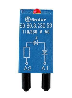 99.80.0.024.50 Kırmızı Led 6-24V AC/DC Modül