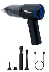 MERCURE MC-5651 Araç İçi Şarjlı Süpürge – 60W | 5.000 Pa | Çift Batarya