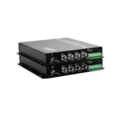 Uptech KX1075 Fiber Medya Dönüştürücü 4 Video + 1 Veri | AHD 1080P