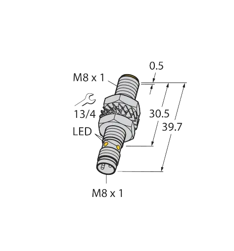 Turck 4602903 BI2-M08-AP6X-V1131 Endüktif Sensör