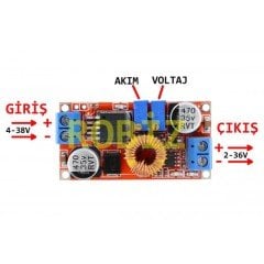 XL4015 ACAV 5A Voltaj Düşürücü