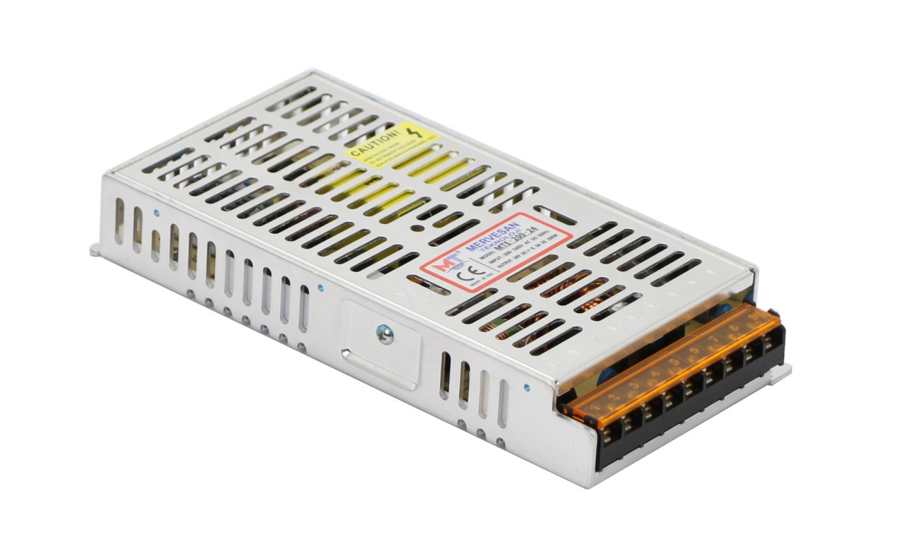 Mervesan 200W 12V 16.5A Metal Kasa Adaptör