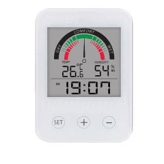 Loyka Pointer Scale Saat Sıcaklık ve Nem Göstergesi