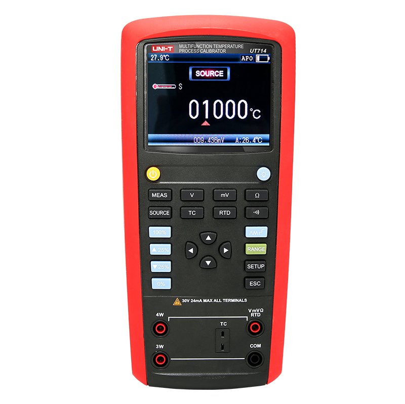 Uni-t UT 714 Çok Fonksiyonlu Sıcaklık Proses Kalibratörü