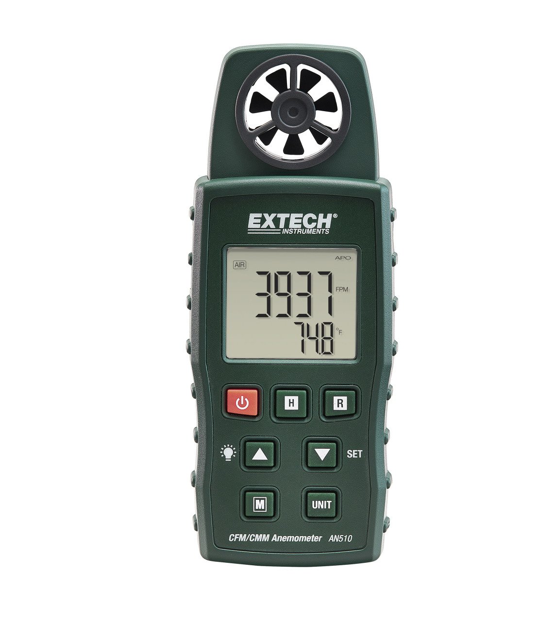 Extech AN510 CMM / CFM Anemometre + Tip K
