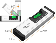 Loyka 5419-225D Dijital Eğim Ölçer (Çizgi Lazerli) 22.5 cm