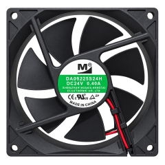 M FAN DA09225S24H 92x92x25mm 24V DC 0.40A Plastik Kasa Plastik Kanat Fan