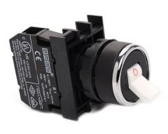 B102C 22mm IP 50 Start Stop Mandallı Buton 1NO+1NC