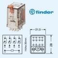 55.34.8.024.0040 Serisi Finder Röle