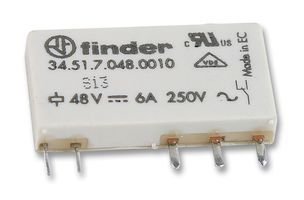 34.51.7.005.0010 Serisi Ultra İnce Pcb Röle