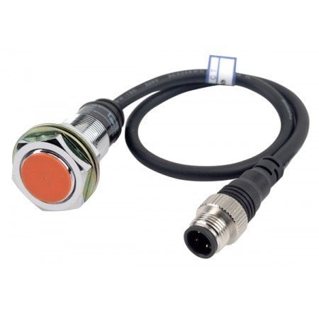 PRWT18-8XC 8mm NK 24VDC Silindir Gövdeli kablo Konektörlü  Endüktif Sensör POLARİTESİZ