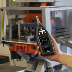 PCE-SLM 40 Sınıf 2 Desibelmetre | 30-130 dB | 1/1 ve 1/3 Oktav Bant Analizli
