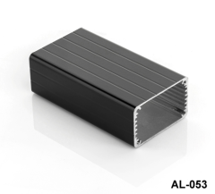 AL-053-5 54 x 33 x 50mm Alüminyum Profil Kutu Naturel Eloksal - Var