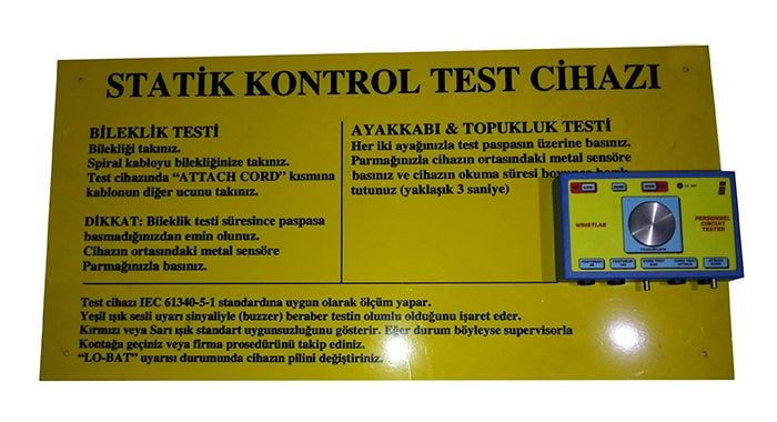 Statik Kontrol Test Cihazı