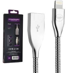Powerway iPhone 6-7-8-X Metal 2000 mA Şarj Data Kablosu CX-02