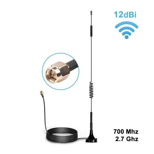 12dbi Dış Mekan Anten Sma Erkek 1.5 Metre Kablo