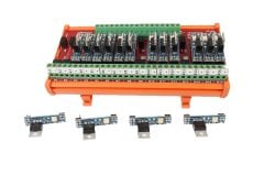 ESconn SST16-245RTS 16 Kanal 24v dc 5A SSR Röle Kartı 16 Kanal