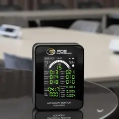 PCE-AQD 6 18'i 1 Arada Hava Kalitesi ve Aerosol Ölçüm Cihazı | PM0.3-PM10, CO2, CO, TVOC