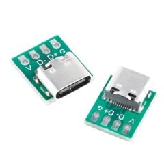 USB Type C To 4 Pin Dip Çevirici Pcb