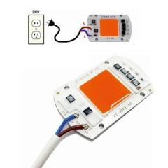 220V 50W Bitki Büyütme Ledi Klemensli